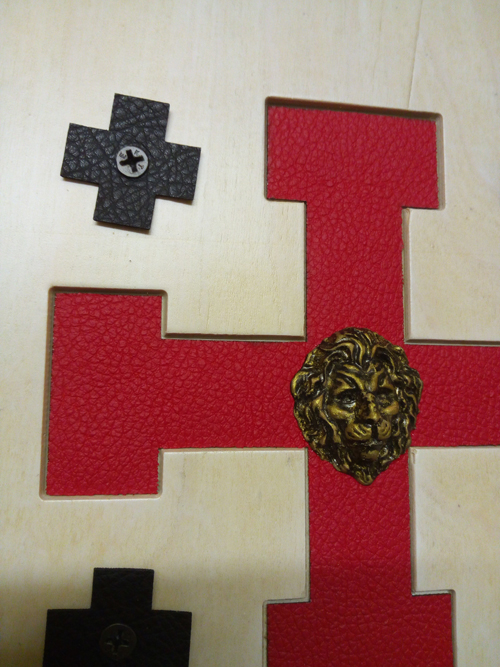 Геральдический щит ордена Тамплиеров